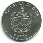 1 песо 2006 г. Куба(12) -110.7 - аверс
