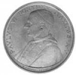 100 лир 1967 г. Ватикан(4) -2354.9 - реверс