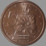 5 центов 2010 г. Острова Кука(17) - 1535.6 - аверс