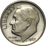 10 центов 1967 г. США(21) - 2215.1 - аверс