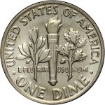 10 центов 1967 г. США(21) - 2215.1 - реверс