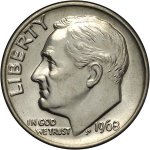 10 центов 1968 г. США(21) - 2215.1 - аверс