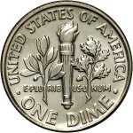 10 центов 1990 г. США(21) - 2215.1 - реверс