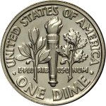 10 центов 1992 г. США(21) - 2215.1 - реверс