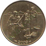 10 франков 2009 г. Западно-Африканские Штаты(8) -14.2 - реверс