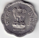 10 пайс 1991 г. Индия(9) - 35.6 - реверс