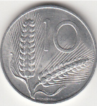 10 лир 1997 г. Италия(10) - 266.5 - аверс