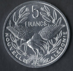 5 франков 2010 г. Новая Каледония(16) - 17.2 - аверс