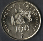 100 франков 2008 г. Новая Каледония(16) - 17.2 - аверс