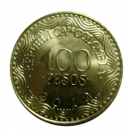 100 песо 2012 г. Колумбия(12) -21.9 - аверс