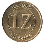 1 заир 1987 г. ДР  Конго (8) - 310.3 - аверс
