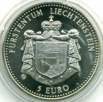 5 евро 1998 г. Лихтенштейн(13) - 50 - аверс