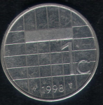 1 гульден 1998 г. Нидерланды(15) -250.3 - аверс