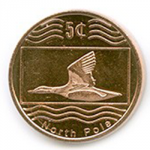 5 центов 2012 г. Северный полюс(19) -57 - аверс