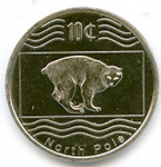 10 центов 2012 г. Северный полюс(19) -57 - аверс
