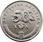 50 лип 2000 г. Хорватия(19) -10.5 - аверс