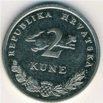 2 куны 2005 г. Хорватия(19) -10.5 - аверс