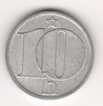 10 гелеров 1982 г. Чехия(25) - 148.2 - аверс
