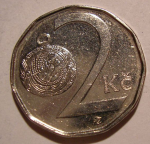 2 кроны 2001 г. Чехия(25) - 148.2 - аверс