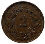 2 раппена 1931 г. Швейцария(25) -71.1 - аверс