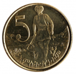 5 центов 2004 г. Эфиопия(26) -12.2 - аверс