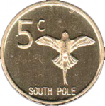 5 центов 2013 г. Южный полюс(27) -20 - аверс