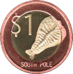 1 доллар 2013 г. Южный полюс(27) -20 - аверс