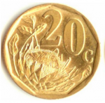 20 центов 1997 г. ЮАР(26) - 19 - аверс