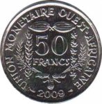 50 франков 2009 г. Западно-Африканские Штаты(8) -14.2 - аверс