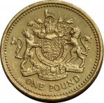 1 фунт 2003 г. Великобритания(5) -1989.8 - аверс