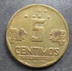 5 сентимо 1992 г. Перу(17) -57.5 - аверс