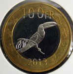 100 франков 2013 г. Катанга (11)  - 49.5 - аверс