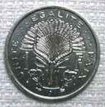 1 франк 1999 г. Джибути(7) -22.7 - аверс