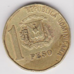 1 песо 1993 г. Доминиканская республика(7) -22 - аверс