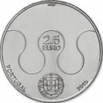 2.5 евро 2015 г. Португалия(18) -374.2 - аверс