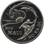 2доллара 2015 г. Мауи - аверс