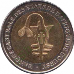200 франков 2005 г. Западно-Африканские Штаты(8) -14.2 - реверс