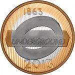 2 фунта 2013 г. Великобритания(5) -1989.8 - реверс