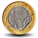 1 реал 2015 г. Бразилия(3) - 72.4 - аверс