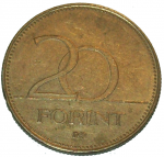 20 форинтов 2005 г. Венгрия(4) - 76.6 - аверс