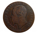 2 сентесеми 1862 г. Италия(10) - 266.5 - реверс