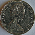 5 центов 1977 г. Канада(11) -241.3 - реверс