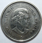 25 центов 2003 г. Канада(11) -241.3 - реверс