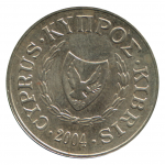 10 центов 2004 г. Кипр(11) - 127.3 - реверс