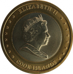 1 доллар 2010 г. Острова Кука(17) - 1535.6 - реверс