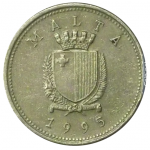 10 центов 1995 г. Мальта(14) -496.3 - реверс