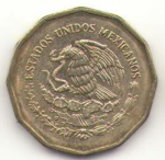 20 сентаво 1993 г. Мексика(14) - 14.3 - реверс
