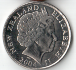5 центов 2004 г. Новая Зеландия(16) -46.8 - реверс