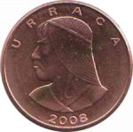 1 сентесимо 2008 г. Панама(17) - 19.6 - реверс