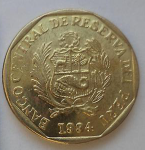 5 сентимо 1994 г. Перу(17) -57.5 - реверс
